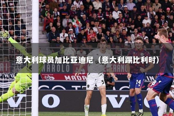 意大利球员加比亚迪尼（意大利踢比利时）