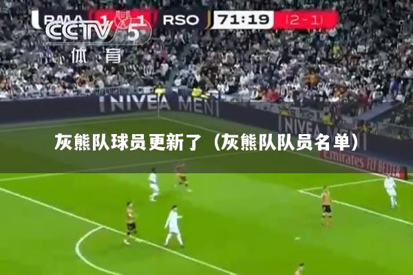 灰熊队球员更新了（灰熊队队员名单）